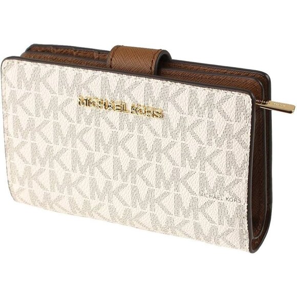 New Michael Kors Women's Pale Blue Bifold Wallet - Stylish & Compact Design - Picture 5 of 7